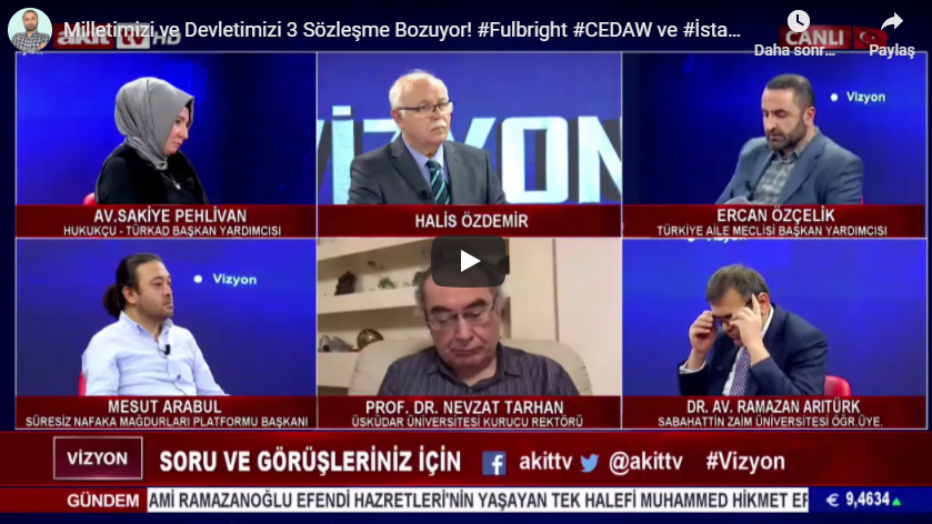 Milletimizi ve Devletimizi 3 Sözleşme Bozuyor! #Fulbright #CEDAW ve #İstanbulSözleşmesi